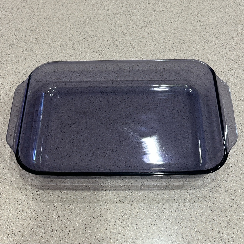 RARE Vintage VTG Pyrex Purple Amethyst 9x13×2 3QT 3L Lasagna casserole dish